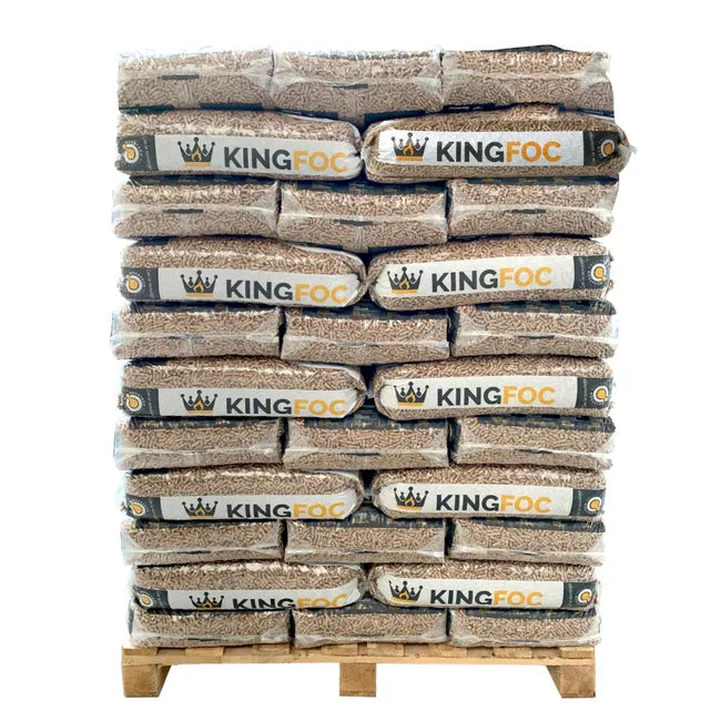 Palet de 77 sacos de pellets KINGFOC