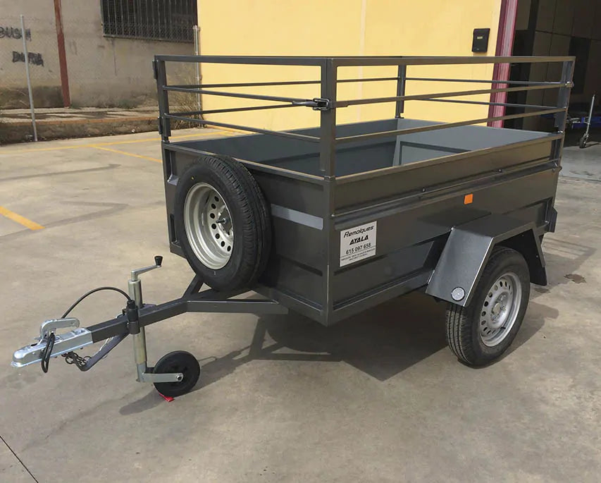 Remolque 1 eje 1.800 x 1.150 x 500 – Mma 750 kg