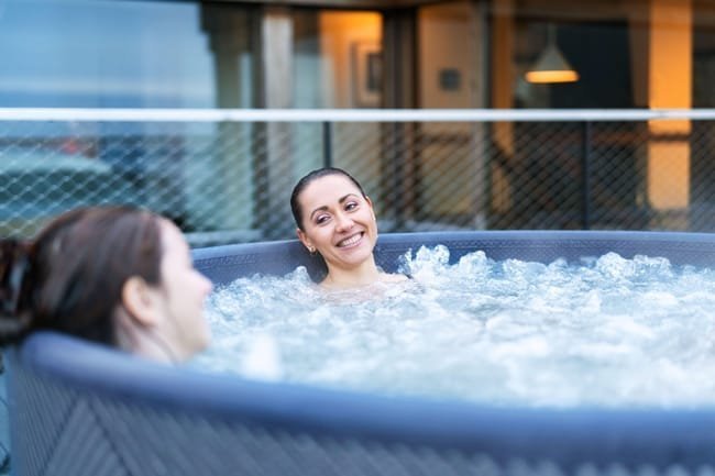 Spa de exterior hinchable NAVAL de 176x65x176 cm 6 pers