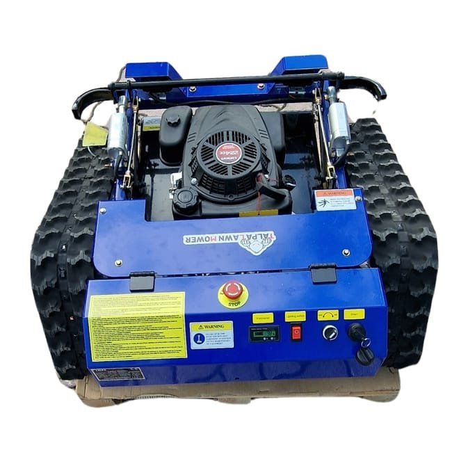 Cortacésped – Cortacésped de orugas con control remoto con motor Loncin de 7,9 caballos de fuerza y 225 cc