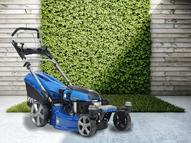 Cortacésped gasolina HYUNDAI Hym56-1Sp 196 cc 55 cm ancho de corte autopropulsado