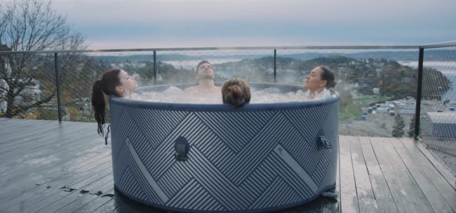 Spa de exterior hinchable NAVAL de 176x65x176 cm 6 pers