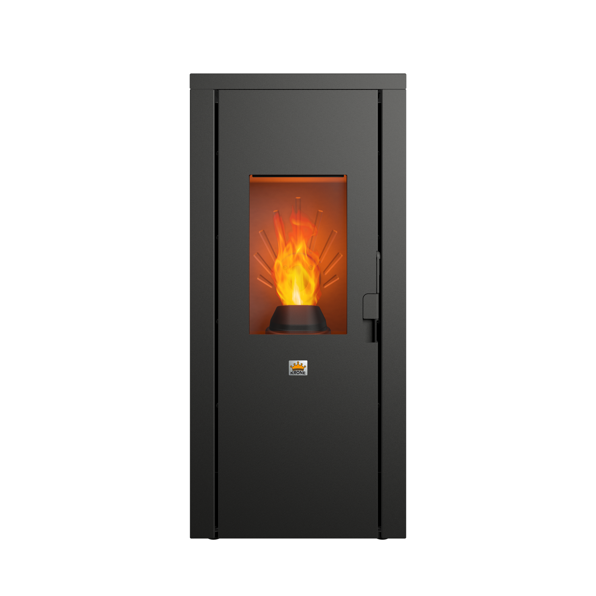 Estufa de pellet AMG Krone 8Kw negro