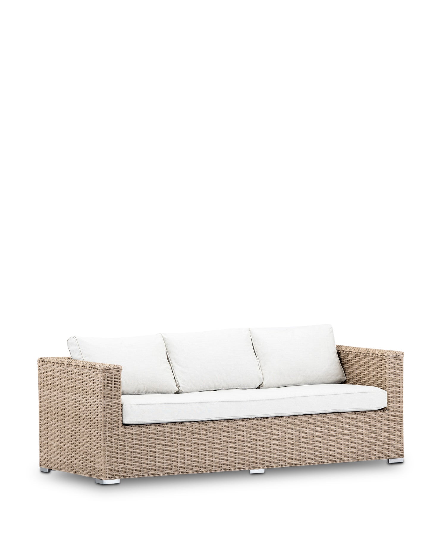 Sofá 3 plazas ratán sintético - Panamá