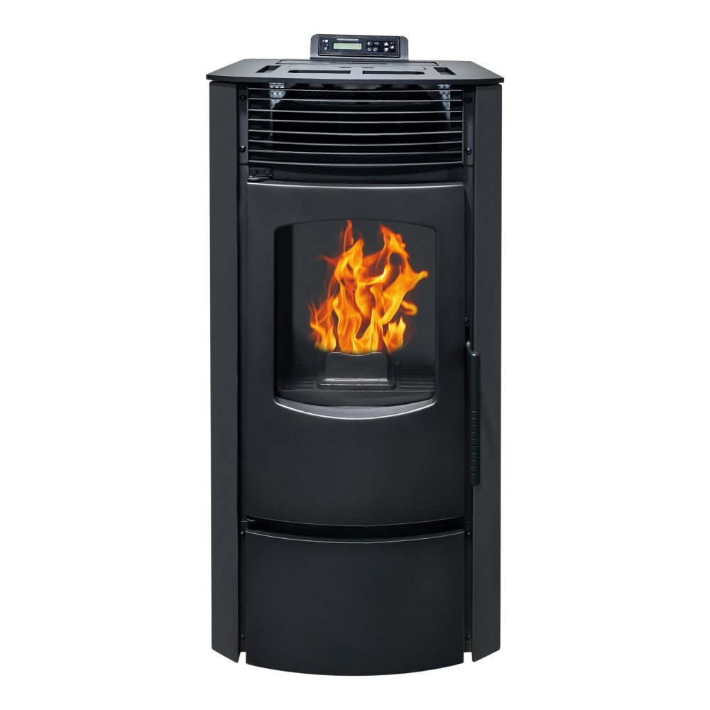 Estufa de pellets automática Mateo 9.2kW – Negra