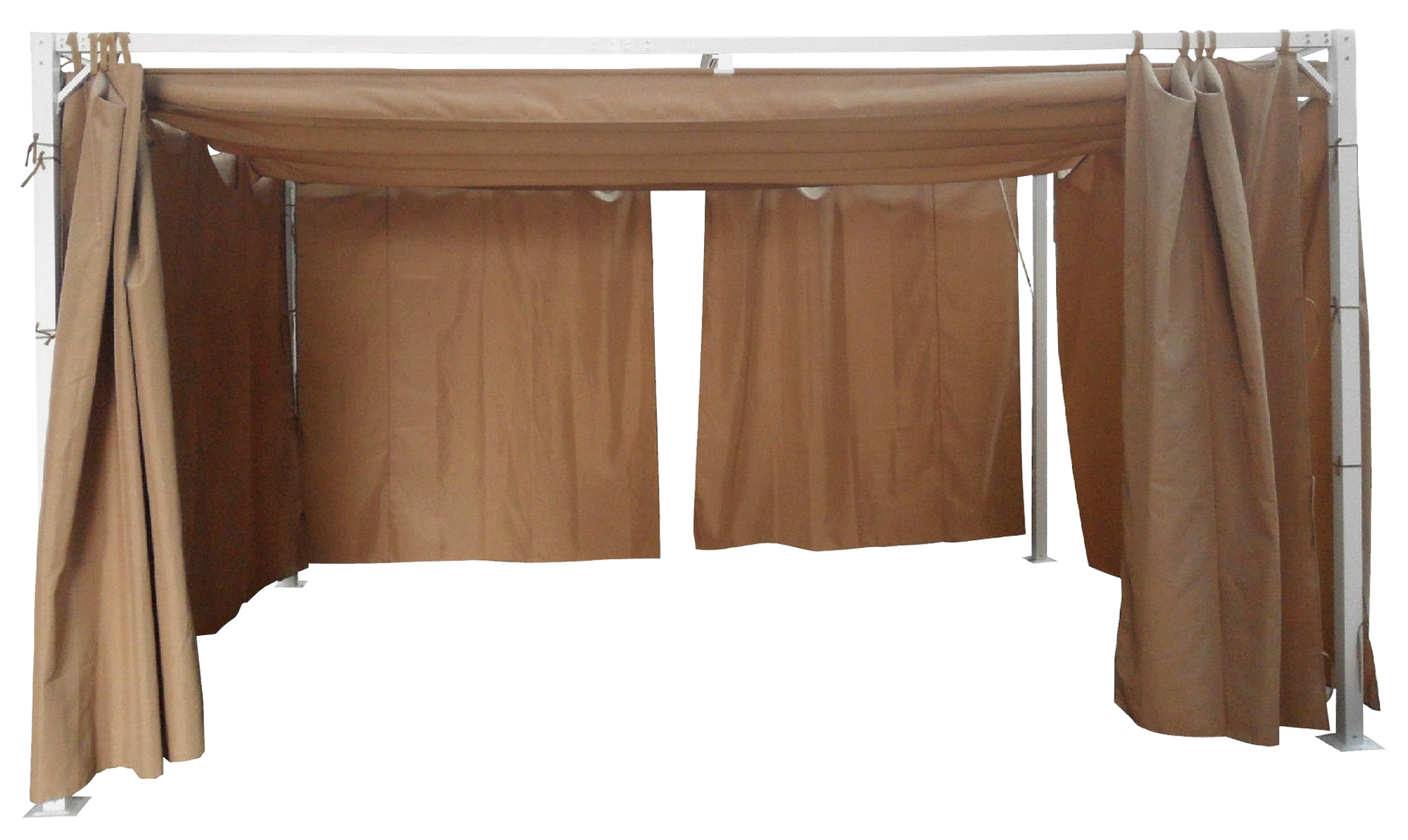 Toldo para pérgola Bahamas beige 300x400 cm