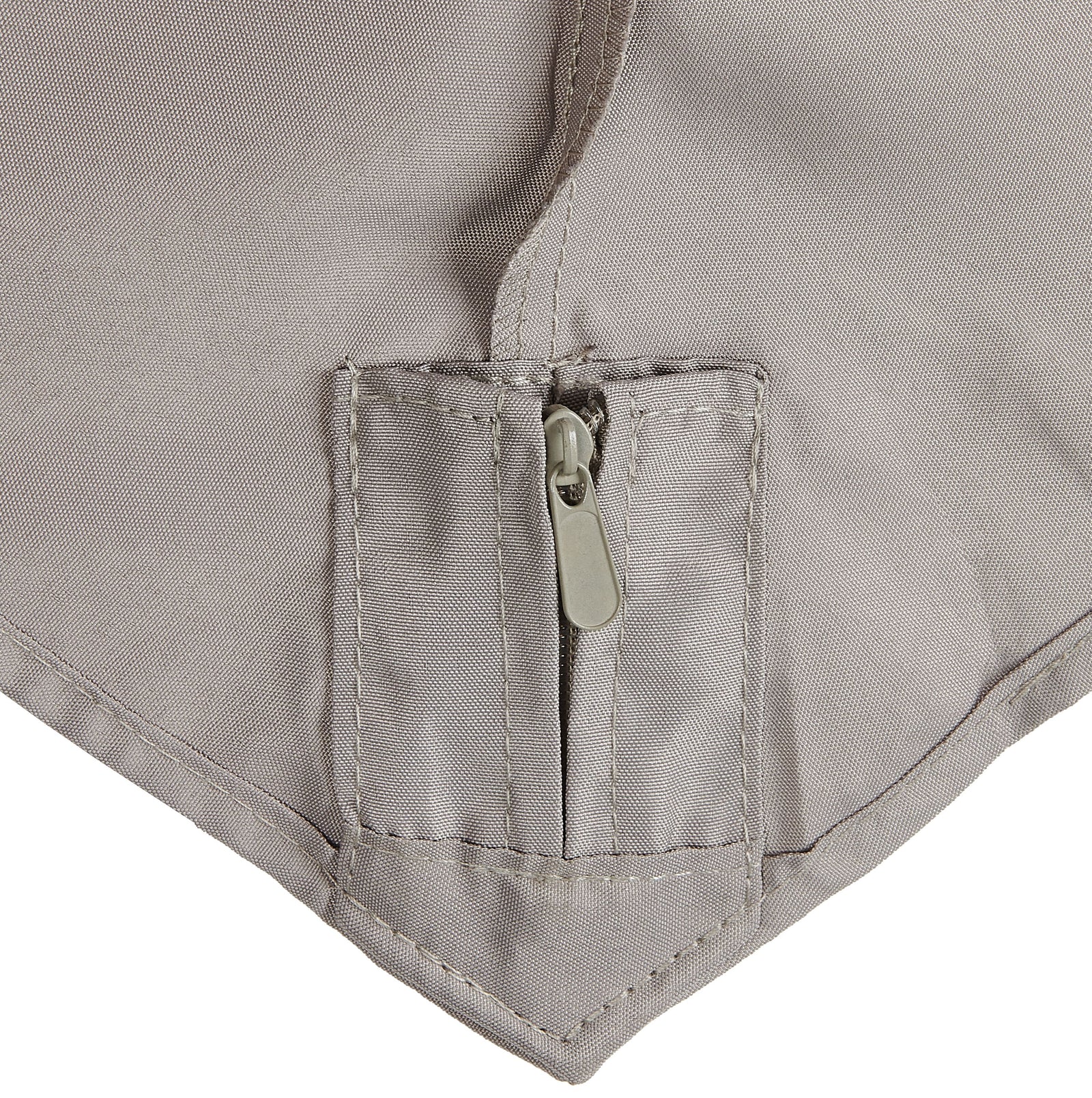 Toldo pérgola Oxis de poliéster marrón de 302x402 cm