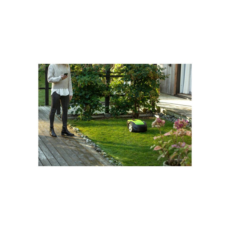 Robot cortacésped Optimow M GREENWORKS - para 500 m²