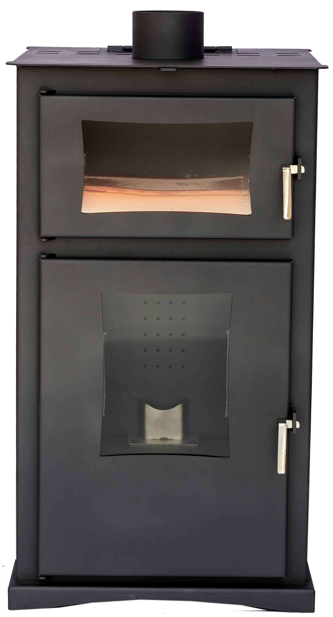 JOIMA - Estufa De Pellets sin Electricidad con Horno Modelo Vitta Nature de 8 kW. Funciona sin Conexión a la red Eléctrica