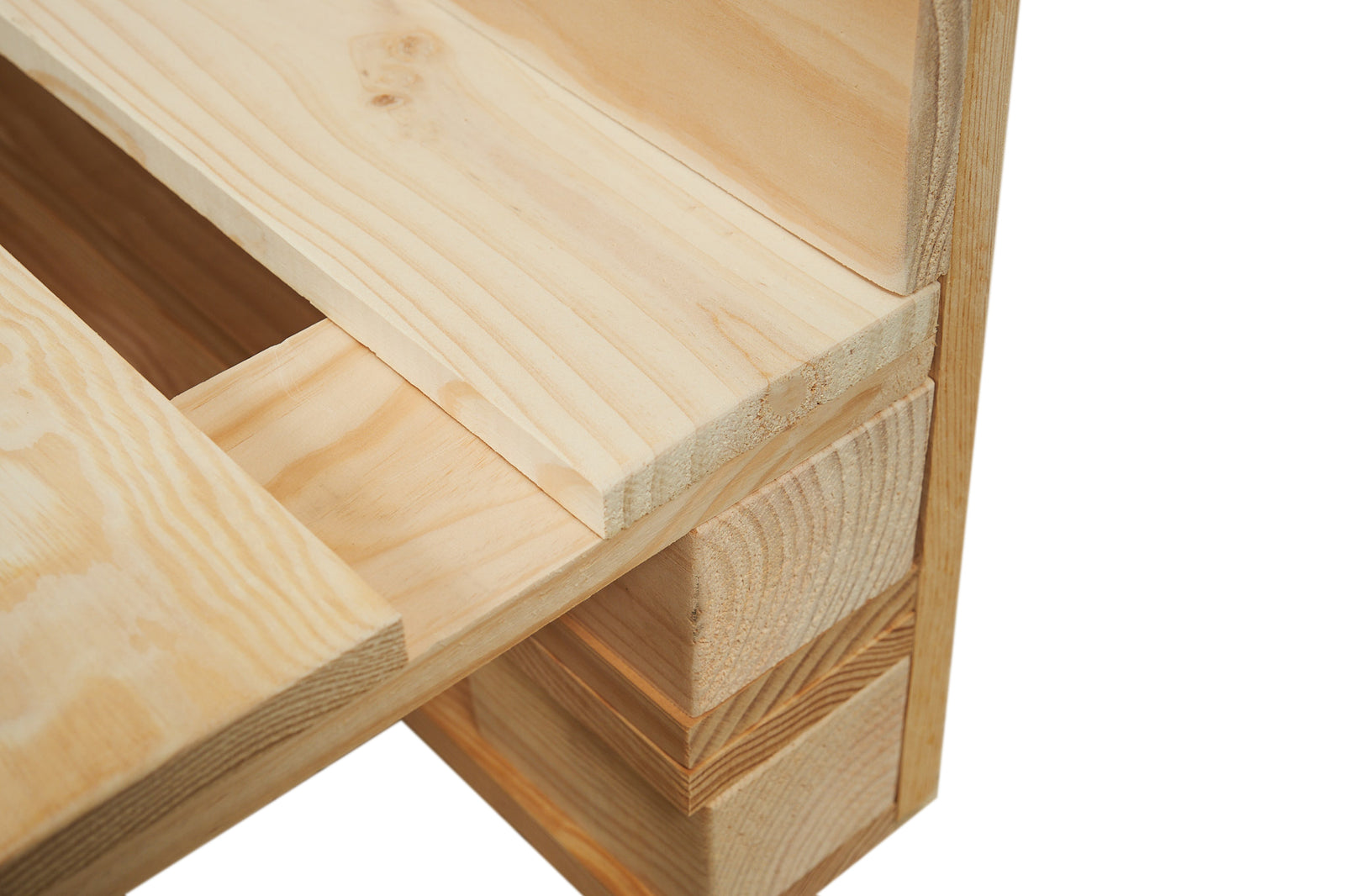 Sofá de Palets - Lijado y Cepillado - Medida 100cm X 60cm -Interior/Exterior Nuevo - Sillón de Palets / Sofá para patio