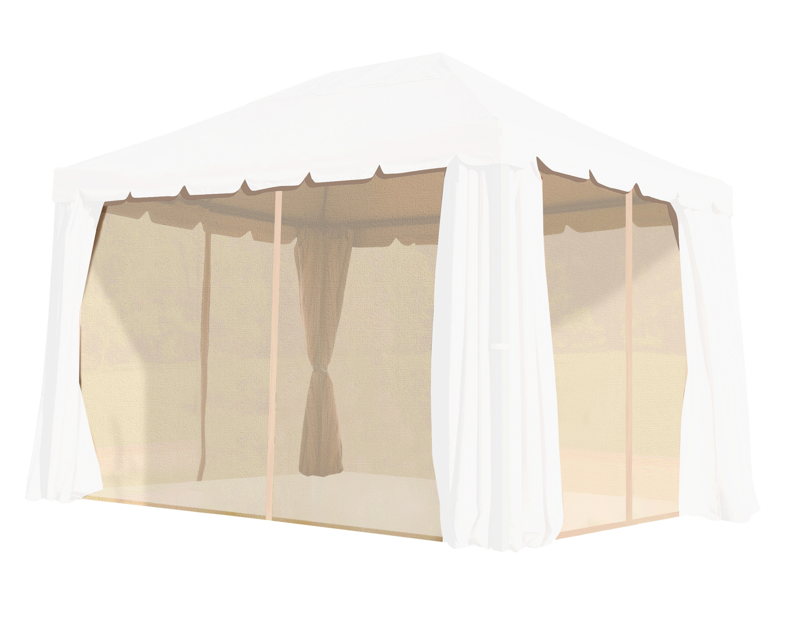 Pack 4 mosquiteras pérgola Ysis 300x300 cm