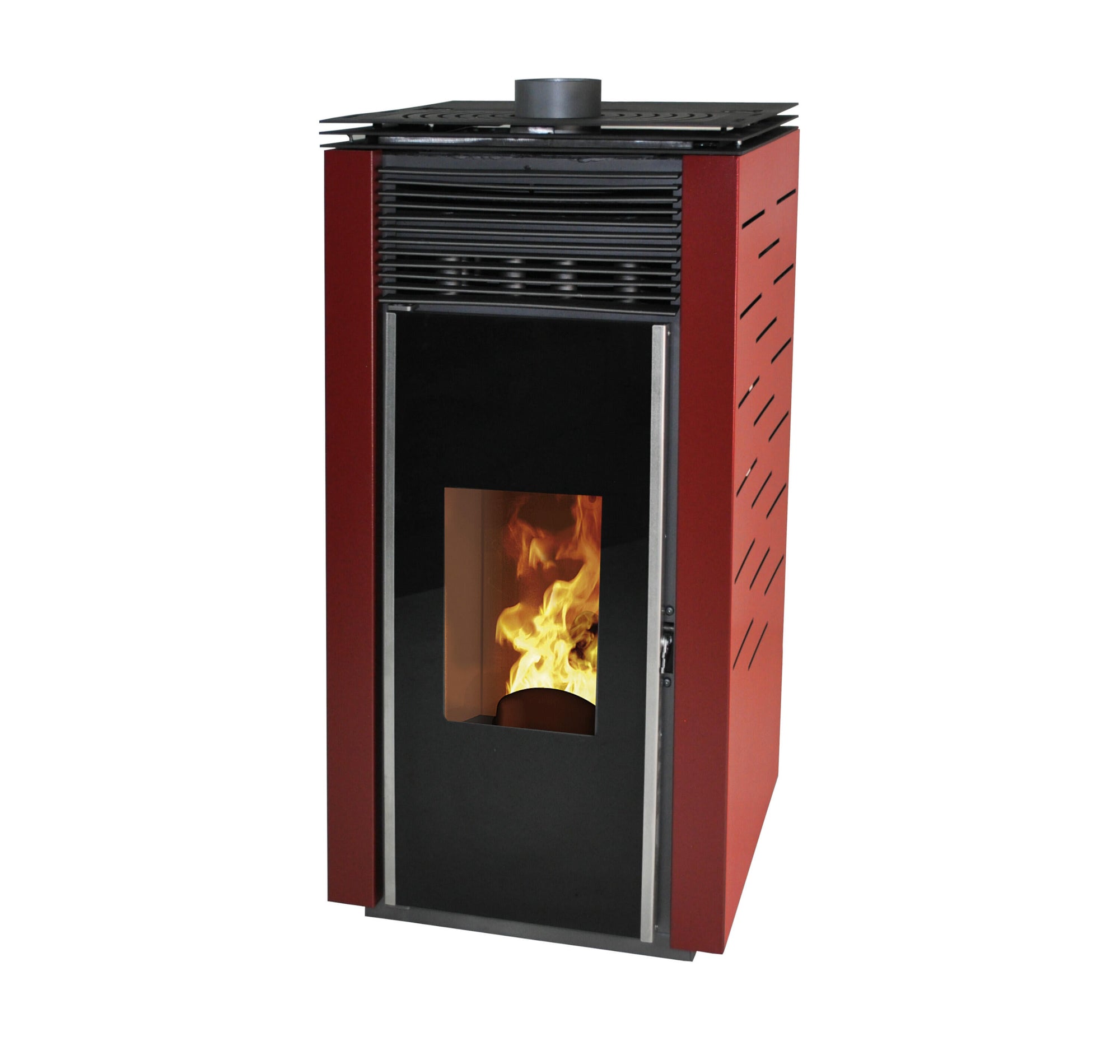 Estufa de pellet sin corriente eléctrica NEUS Nature 12 kw burdeos