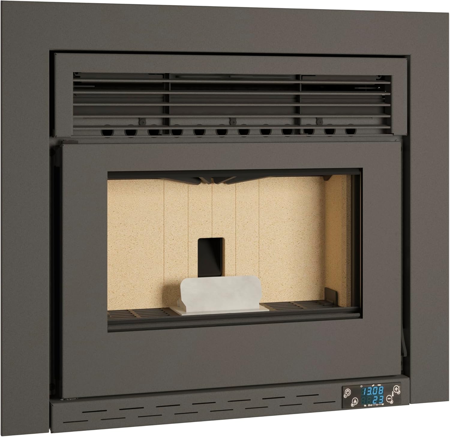 Insert de Pellets Canalizable Modelo ATLAS 8 de 8,5 kW