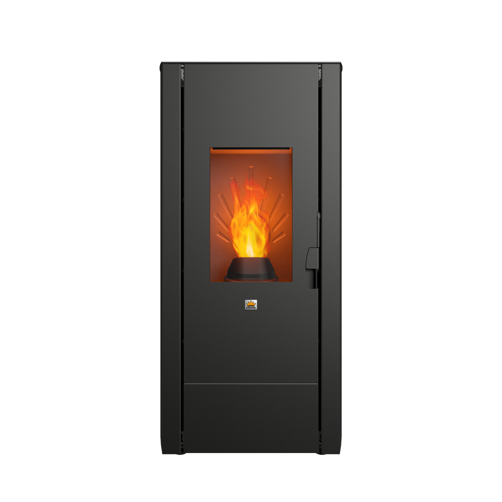 Estufa de pellet KRONE 7 kW negra