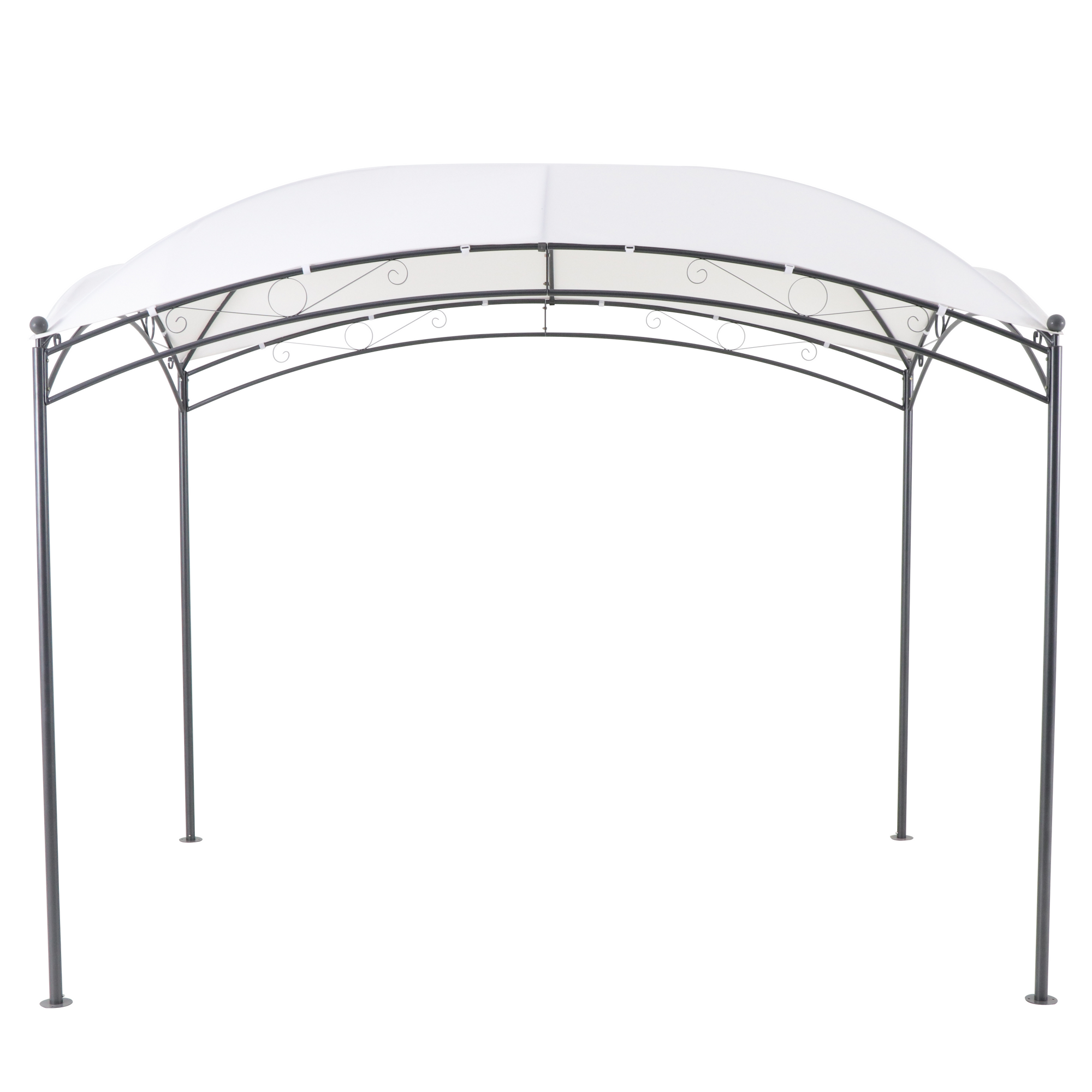 Pérgola de metal NATERIAL Occo blanco 200x300 cm