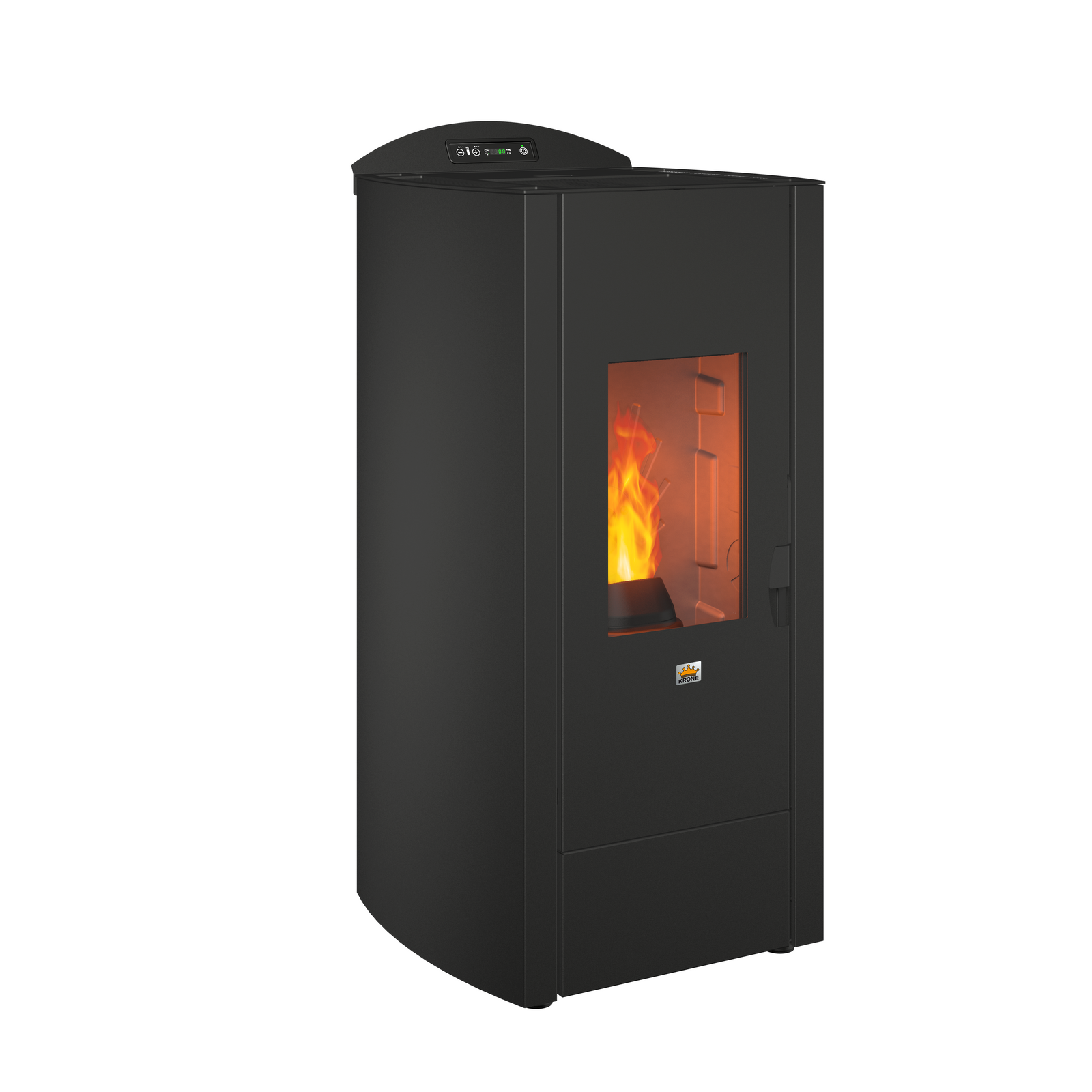 Estufa de pellet KRONE 7 kW negra