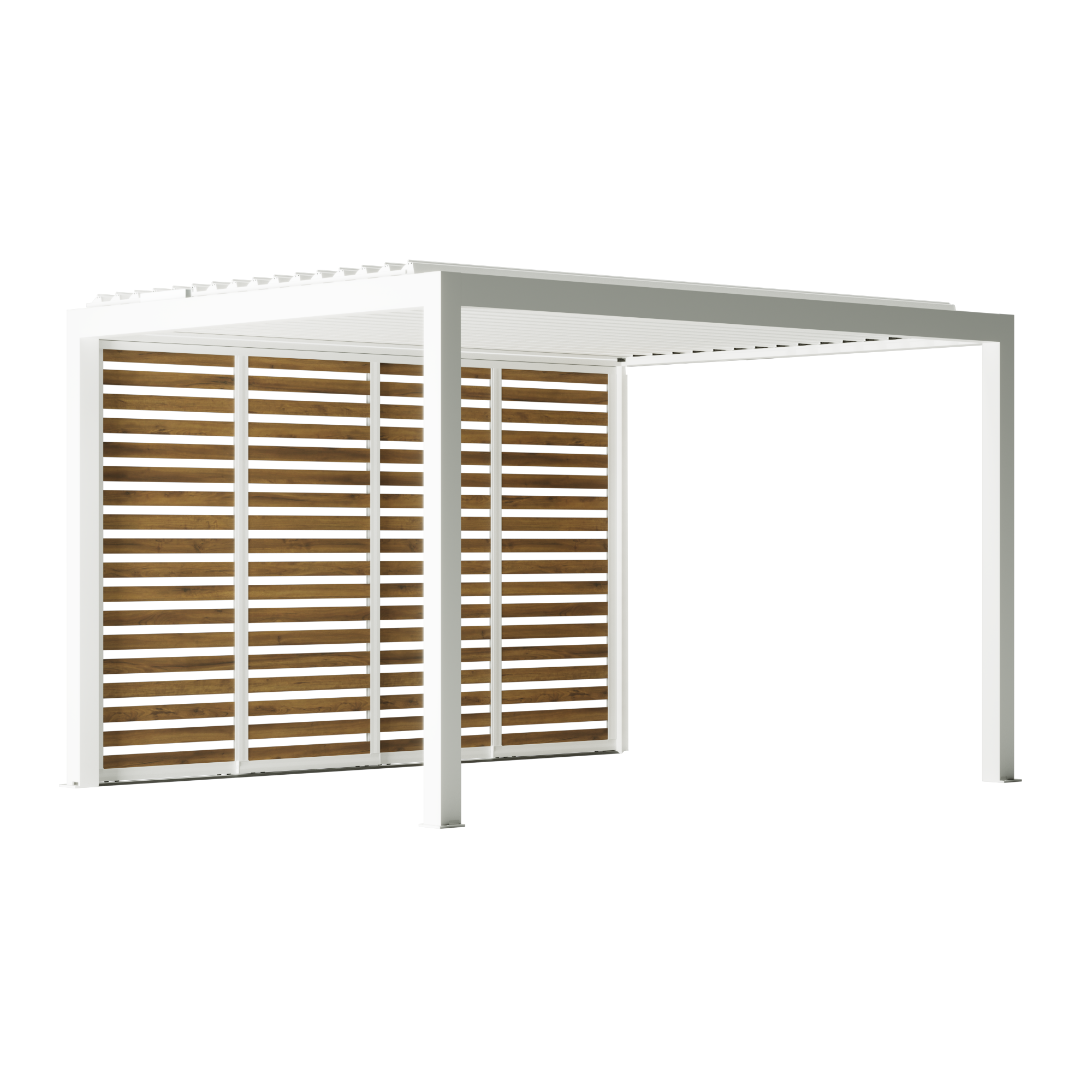 4 Paneles Tokio 4x2.5m blanco