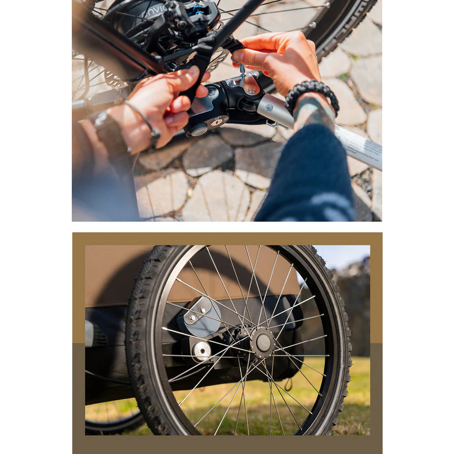 Remolque de bicicleta para perros y gatos Enna Croozer 35 kg