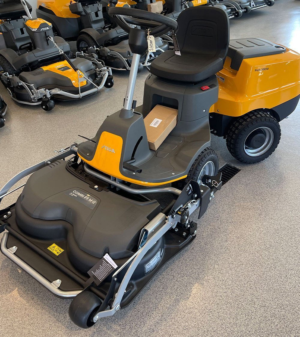 Rider Cortacésped de corte frontal Stiga Park 500 + Combi 95 Q Plus